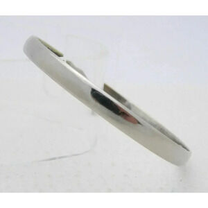 VTG Mexican .925 Sterling Silver Plain Bangle Bracelet 15 grams
